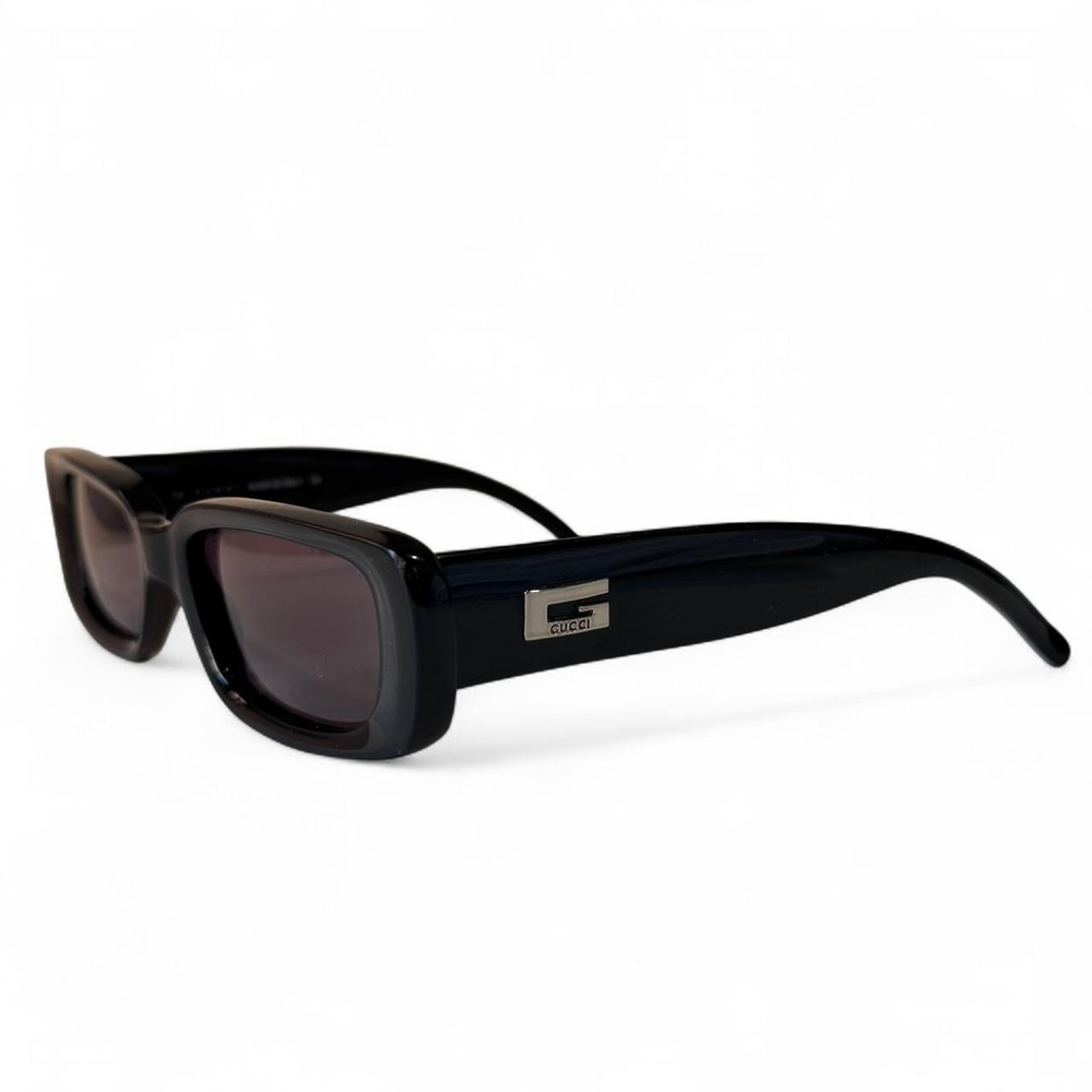Vintage Gucci 2409/N/S Sunglasses Black Frame Purple Lens Y2K